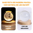 Luminária Cristal de Mesa Sistema Solar