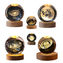 Luminária Cristal de Mesa Sistema Solar